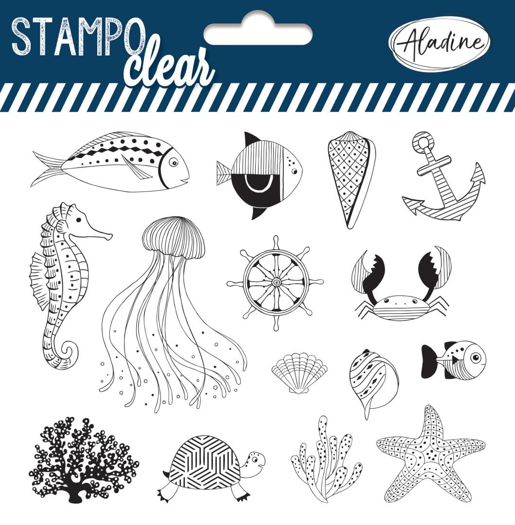 New Aladine Stampo Clear Stamps