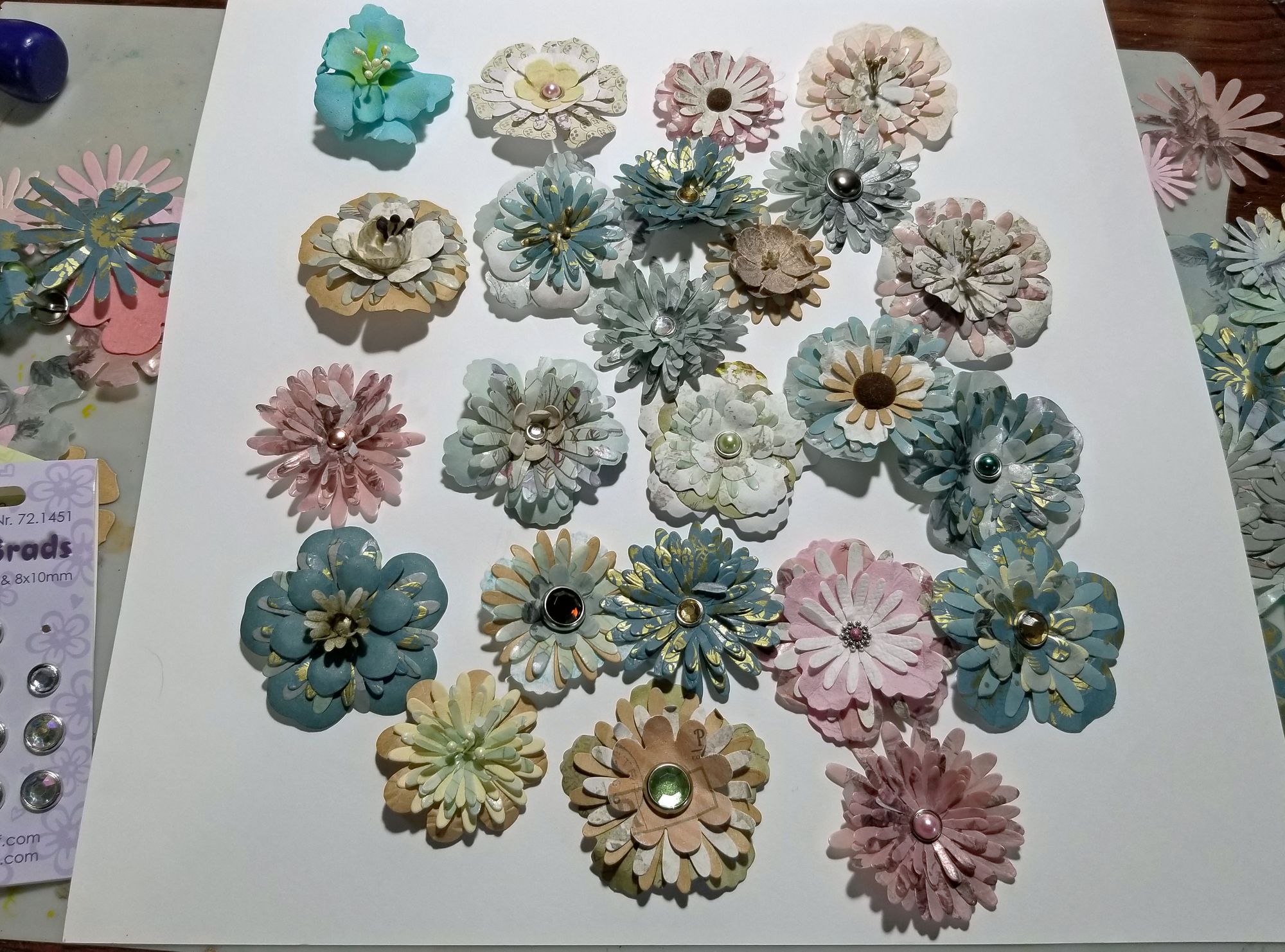 3D Paper Flowers Craft