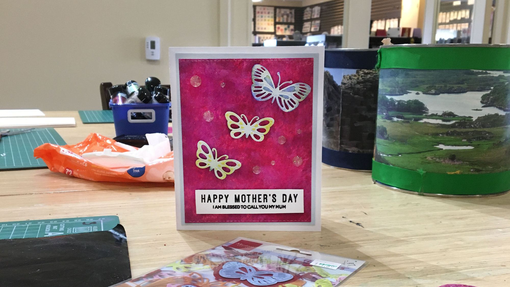 Kaleidoscope Mother's Day Card