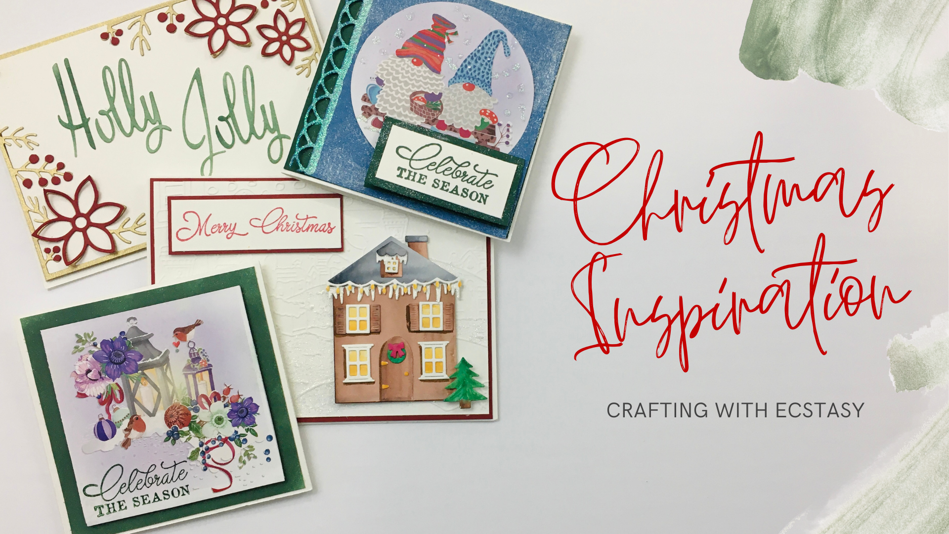 Christmas Cardmaking with Ecstasy Crafts