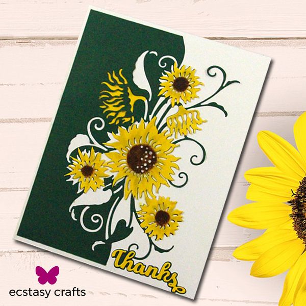 Sunflower Thank-you Card